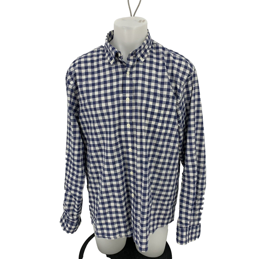 Men's Blue Checkered Shirt